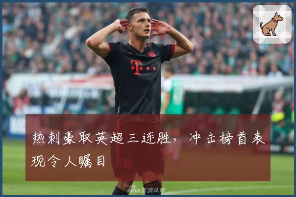 热刺豪取英超三连胜,冲击榜首表现令人瞩目