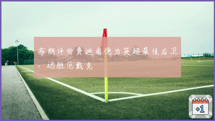 布朗评价费迪南德为英超最佳后卫，远胜范戴克